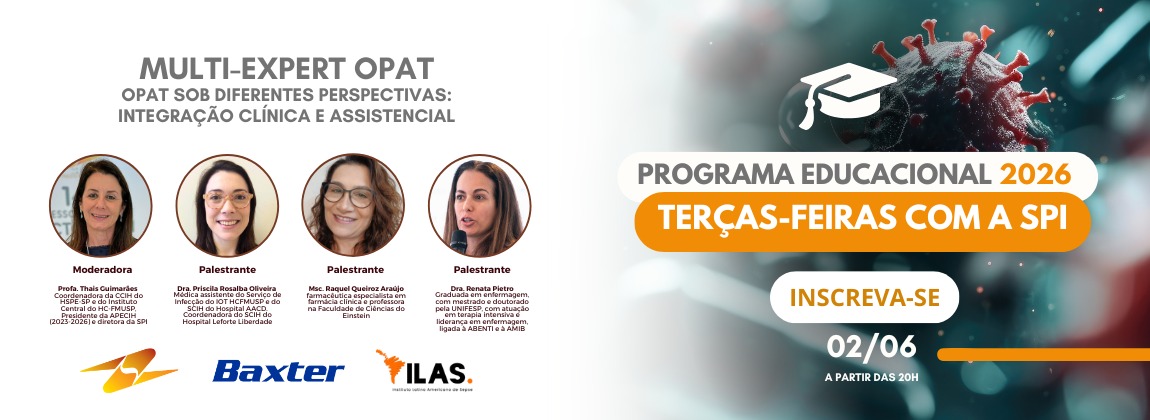 Terças-Feiras com a SPI | Multi-Expert OPAT – Integração Clínica e Assistencial