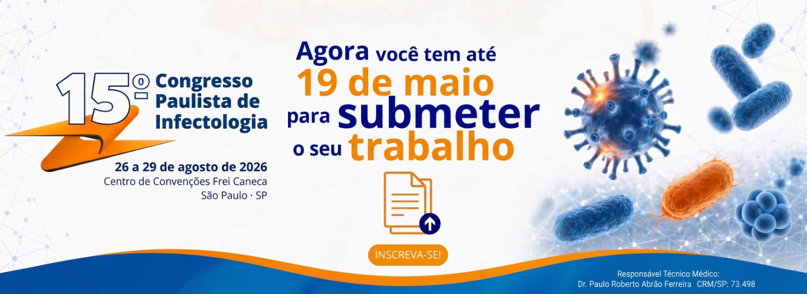Ainda dá tempo | Submissão de trabalhos prorrogada até 19 de maio