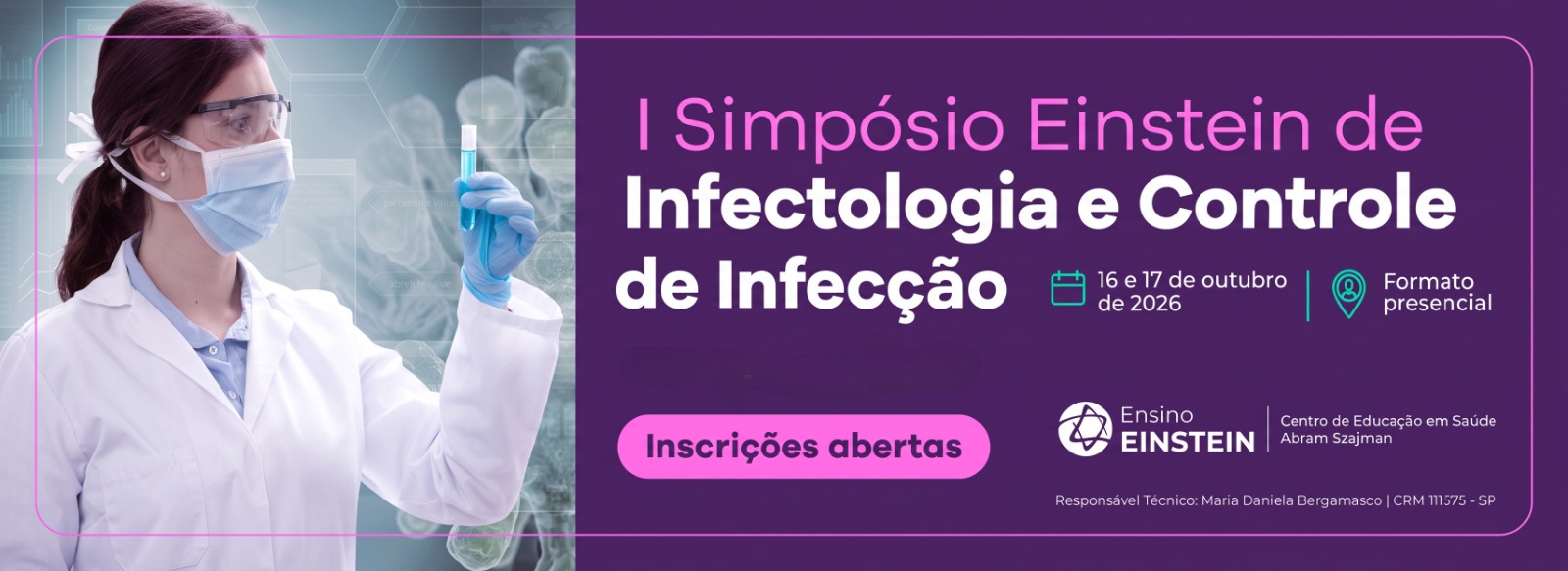 Associado SPI tem desconto no I Simpósio Einstein de Infectologia e Controle de Infecção