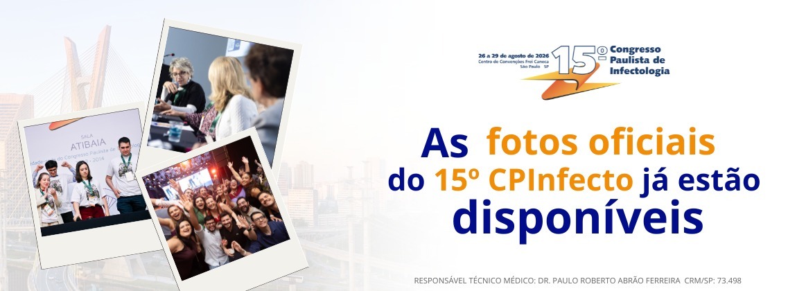 Os registros do 15º Congresso Paulista de Infectologia já estão disponíveis
