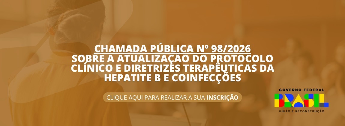 Consulta Pública sobre a atualização do Protocolo de Hepatite B e Coinfecções