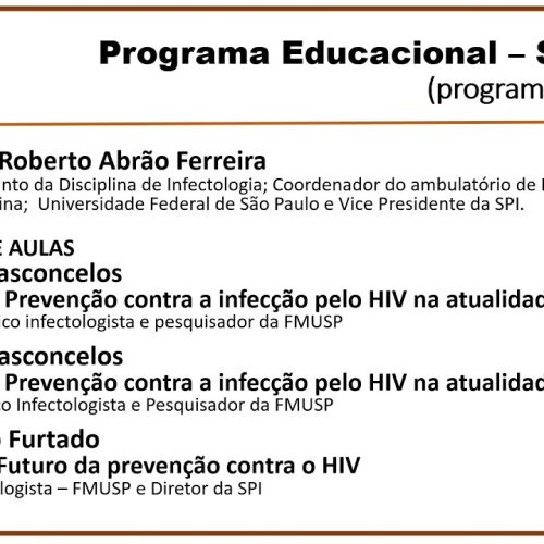 Terças-feiras com a SPI – 21/11/2023